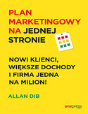 Plan marketingowy na jednej stronie. Nowi klienci, większe dochody i firma jedna na milion!